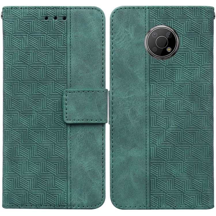 Geometric Embossed Leather Phone Case, For Nokia 1.3, For Nokia 5.3, For Nokia 5.4, For Nokia C20 / C10, For Nokia G300, For Nokia XR20, For Nokia 1.4, For Nokia 2.4