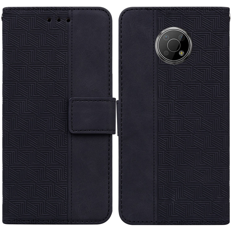 Geometric Embossed Leather Phone Case, For Nokia 1.3, For Nokia 5.3, For Nokia 5.4, For Nokia C20 / C10, For Nokia G300, For Nokia XR20, For Nokia 1.4, For Nokia 2.4