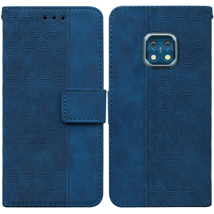 Geometric Embossed Leather Phone Case, For Nokia 1.3, For Nokia 5.3, For Nokia 5.4, For Nokia C20 / C10, For Nokia G300, For Nokia XR20, For Nokia 1.4, For Nokia 2.4
