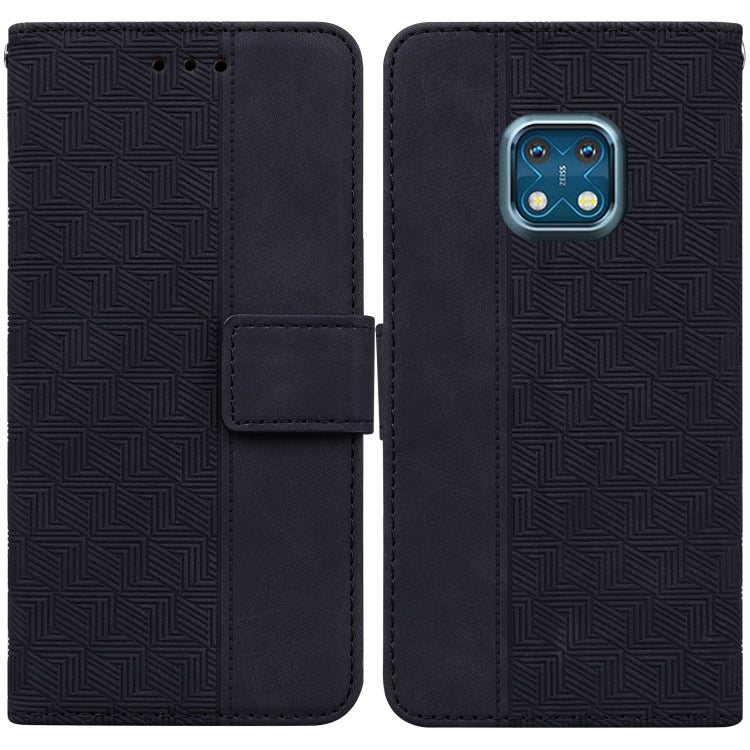 Geometric Embossed Leather Phone Case, For Nokia 1.3, For Nokia 5.3, For Nokia 5.4, For Nokia C20 / C10, For Nokia G300, For Nokia XR20, For Nokia 1.4, For Nokia 2.4