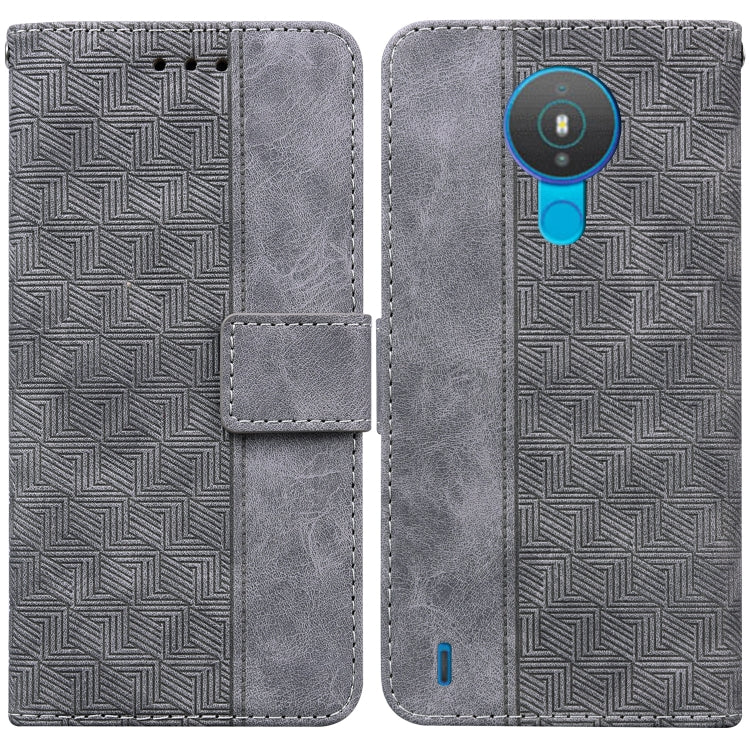 Geometric Embossed Leather Phone Case, For Nokia 1.3, For Nokia 5.3, For Nokia 5.4, For Nokia C20 / C10, For Nokia G300, For Nokia XR20, For Nokia 1.4, For Nokia 2.4