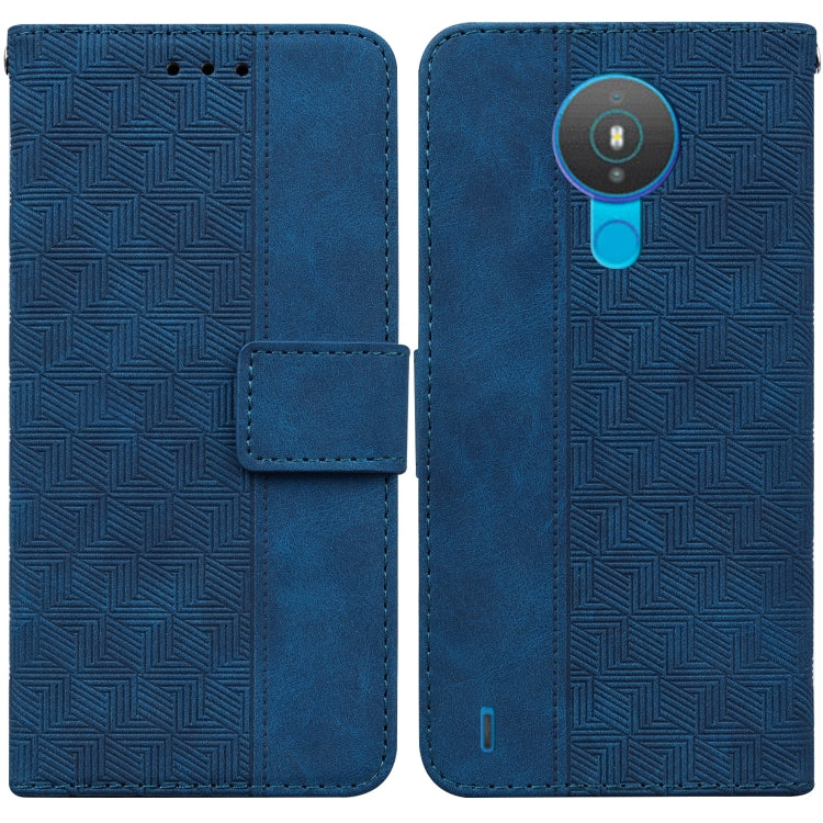 Geometric Embossed Leather Phone Case, For Nokia 1.3, For Nokia 5.3, For Nokia 5.4, For Nokia C20 / C10, For Nokia G300, For Nokia XR20, For Nokia 1.4, For Nokia 2.4
