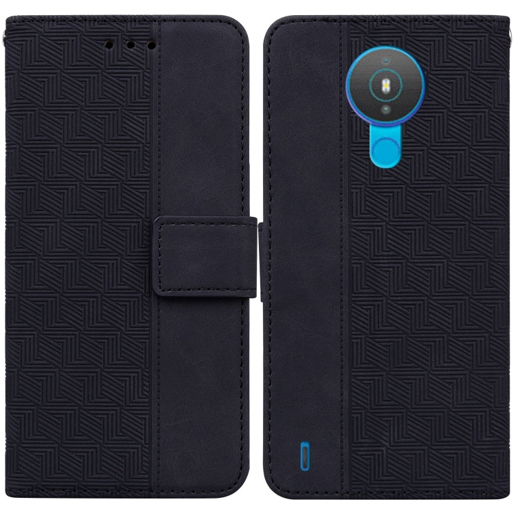Geometric Embossed Leather Phone Case, For Nokia 1.3, For Nokia 5.3, For Nokia 5.4, For Nokia C20 / C10, For Nokia G300, For Nokia XR20, For Nokia 1.4, For Nokia 2.4