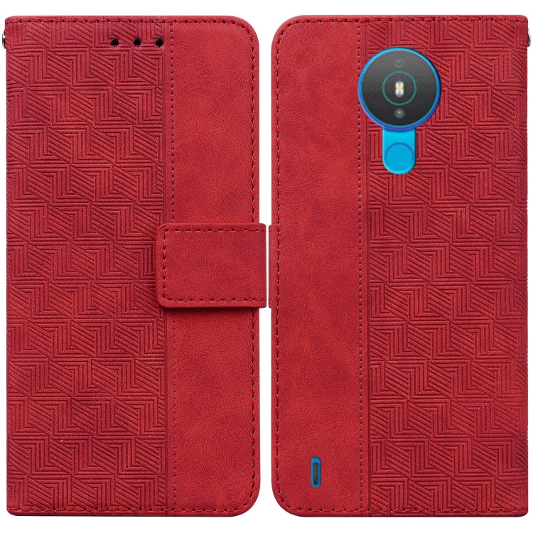 Geometric Embossed Leather Phone Case, For Nokia 1.3, For Nokia 5.3, For Nokia 5.4, For Nokia C20 / C10, For Nokia G300, For Nokia XR20, For Nokia 1.4, For Nokia 2.4