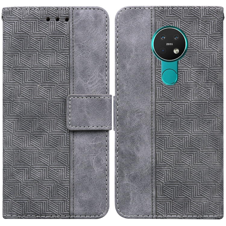 Geometric Embossed Leather Phone Case, For Nokia 3.4, For Nokia 6.2 / 7.2, For Nokia G10 / G20, For Nokia G11 / G21, For Nokia X10 / X20