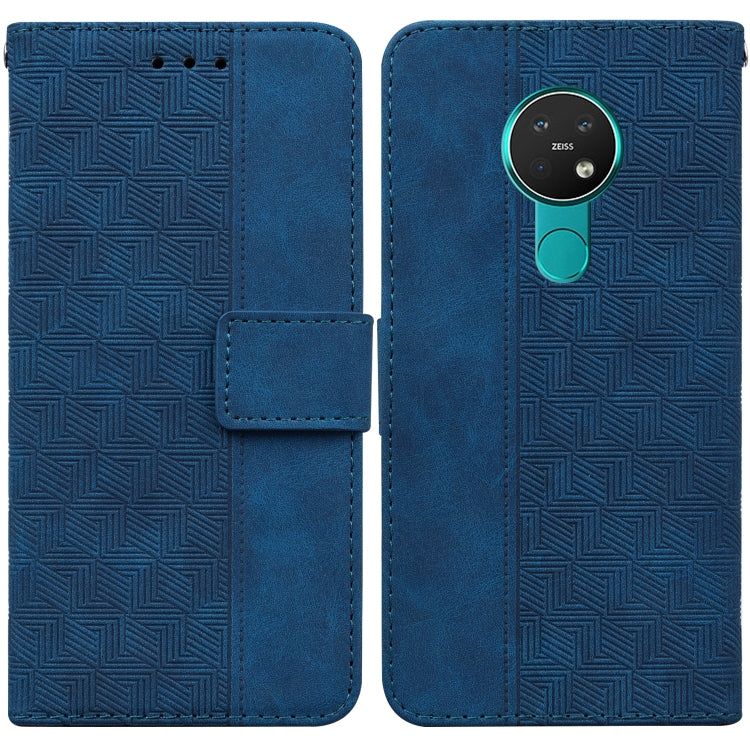 Geometric Embossed Leather Phone Case, For Nokia 3.4, For Nokia 6.2 / 7.2, For Nokia G10 / G20, For Nokia G11 / G21, For Nokia X10 / X20