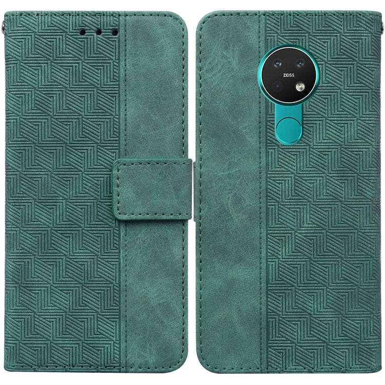 Geometric Embossed Leather Phone Case, For Nokia 3.4, For Nokia 6.2 / 7.2, For Nokia G10 / G20, For Nokia G11 / G21, For Nokia X10 / X20