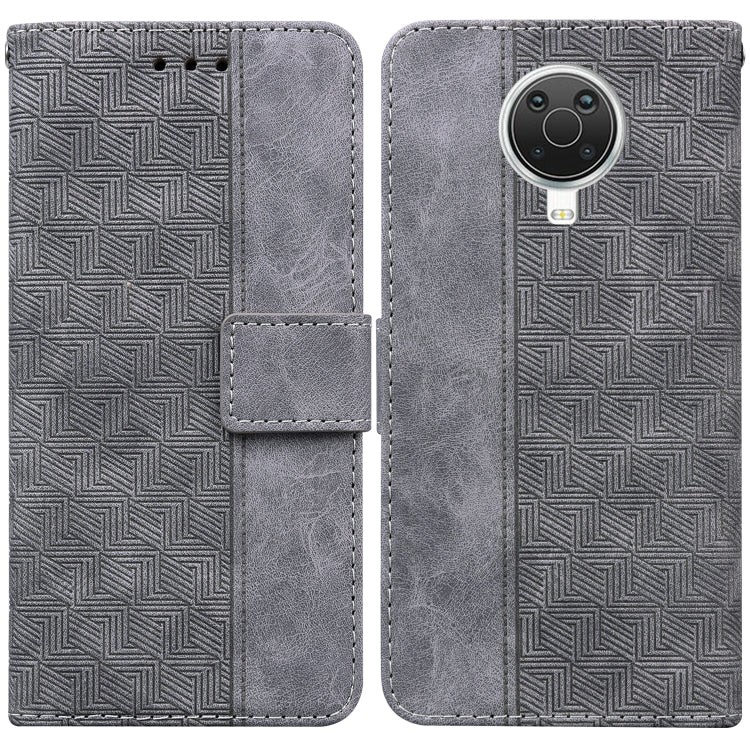 Geometric Embossed Leather Phone Case, For Nokia 3.4, For Nokia 6.2 / 7.2, For Nokia G10 / G20, For Nokia G11 / G21, For Nokia X10 / X20