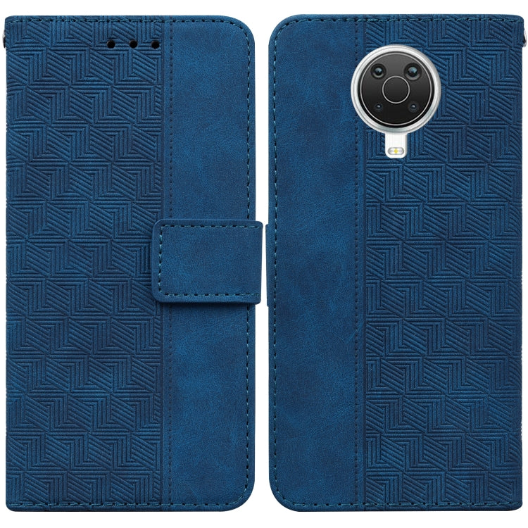 Geometric Embossed Leather Phone Case, For Nokia 3.4, For Nokia 6.2 / 7.2, For Nokia G10 / G20, For Nokia G11 / G21, For Nokia X10 / X20