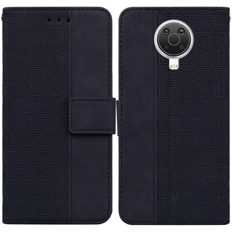 Geometric Embossed Leather Phone Case, For Nokia 3.4, For Nokia 6.2 / 7.2, For Nokia G10 / G20, For Nokia G11 / G21, For Nokia X10 / X20
