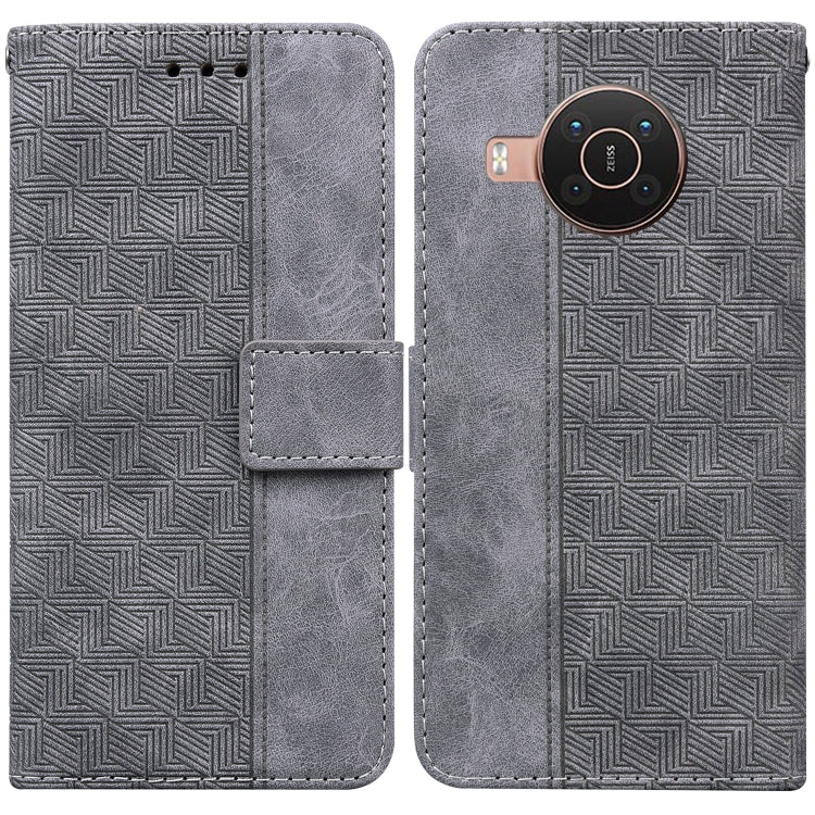 Geometric Embossed Leather Phone Case, For Nokia 3.4, For Nokia 6.2 / 7.2, For Nokia G10 / G20, For Nokia G11 / G21, For Nokia X10 / X20