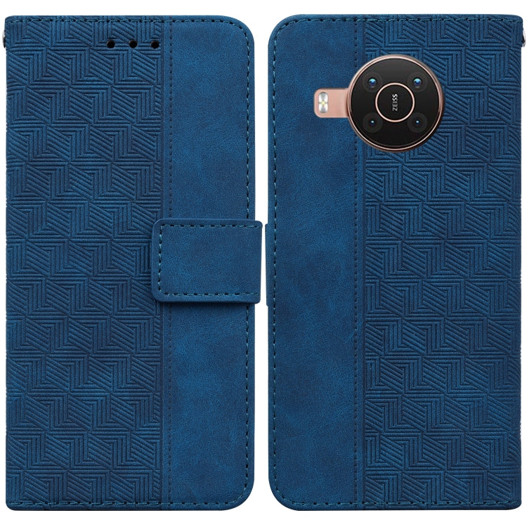Geometric Embossed Leather Phone Case, For Nokia 3.4, For Nokia 6.2 / 7.2, For Nokia G10 / G20, For Nokia G11 / G21, For Nokia X10 / X20