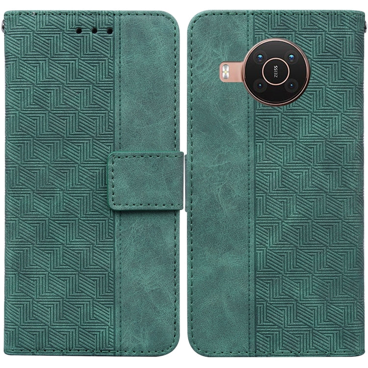 Geometric Embossed Leather Phone Case, For Nokia 3.4, For Nokia 6.2 / 7.2, For Nokia G10 / G20, For Nokia G11 / G21, For Nokia X10 / X20