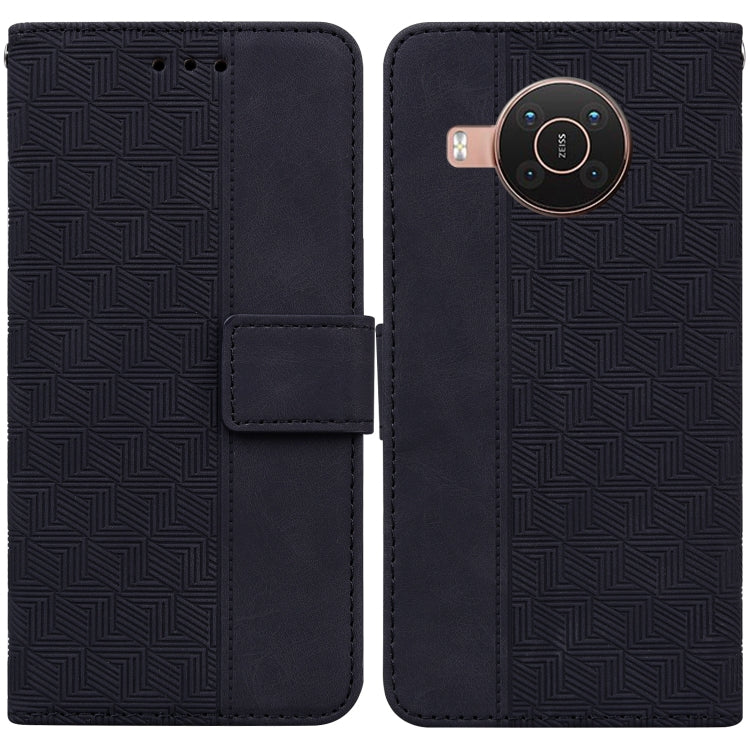Geometric Embossed Leather Phone Case, For Nokia 3.4, For Nokia 6.2 / 7.2, For Nokia G10 / G20, For Nokia G11 / G21, For Nokia X10 / X20