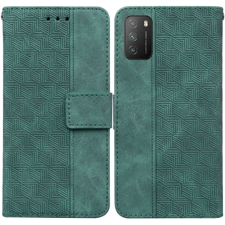 Geometric Embossed Leather Phone Case, For Xiaomi 12 / 12X, For Xiaomi 12 Pro, For Xiaomi Mi 10T Lite 5G, For Xiaomi Mi 10T Pro 5G / 10T 5G, For Xiaomi Poco M3 / Redmi 9 Power, For Xiaomi Poco M4 Pro, For Xiaomi Poco X3 NFC / Poco X3                   ...