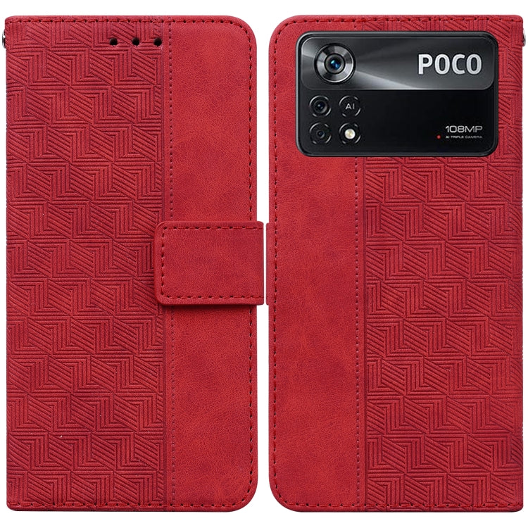Geometric Embossed Leather Phone Case, For Xiaomi 12 / 12X, For Xiaomi 12 Pro, For Xiaomi Mi 10T Lite 5G, For Xiaomi Mi 10T Pro 5G / 10T 5G, For Xiaomi Poco M3 / Redmi 9 Power, For Xiaomi Poco M4 Pro, For Xiaomi Poco X3 NFC / Poco X3                   ...