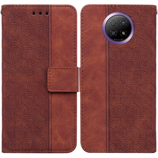 Geometric Embossed Leather Phone Case, For Xiaomi Redmi Note 9T / Note 9 5G, For Xiaomi Redmi Note 10 4G / Note 10S, For Xiaomi Redmi 8 / 8A, For Xiaomi Redmi 9 / 9 Prime / Poco M2, For Xiaomi Redmi 9A, For Xiaomi Redmi 9C, For Xiaomi Redmi 10 / 10 Pri...