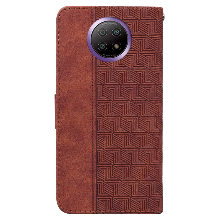 Geometric Embossed Leather Phone Case, For Xiaomi Redmi Note 9T / Note 9 5G, For Xiaomi Redmi Note 10 4G / Note 10S, For Xiaomi Redmi 8 / 8A, For Xiaomi Redmi 9 / 9 Prime / Poco M2, For Xiaomi Redmi 9A, For Xiaomi Redmi 9C, For Xiaomi Redmi 10 / 10 Pri...