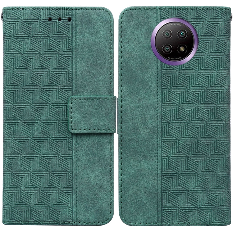 Geometric Embossed Leather Phone Case, For Xiaomi Redmi Note 9T / Note 9 5G, For Xiaomi Redmi Note 10 4G / Note 10S, For Xiaomi Redmi 8 / 8A, For Xiaomi Redmi 9 / 9 Prime / Poco M2, For Xiaomi Redmi 9A, For Xiaomi Redmi 9C, For Xiaomi Redmi 10 / 10 Pri...