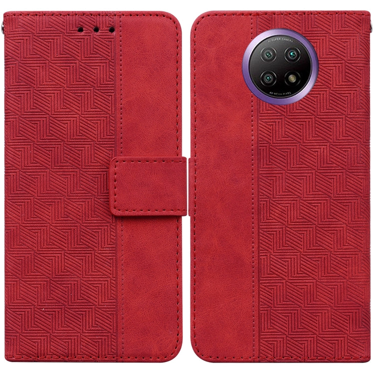 Geometric Embossed Leather Phone Case, For Xiaomi Redmi Note 9T / Note 9 5G, For Xiaomi Redmi Note 10 4G / Note 10S, For Xiaomi Redmi 8 / 8A, For Xiaomi Redmi 9 / 9 Prime / Poco M2, For Xiaomi Redmi 9A, For Xiaomi Redmi 9C, For Xiaomi Redmi 10 / 10 Pri...