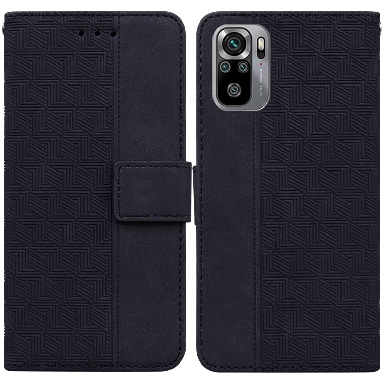 Geometric Embossed Leather Phone Case, For Xiaomi Redmi Note 9T / Note 9 5G, For Xiaomi Redmi Note 10 4G / Note 10S, For Xiaomi Redmi 8 / 8A, For Xiaomi Redmi 9 / 9 Prime / Poco M2, For Xiaomi Redmi 9A, For Xiaomi Redmi 9C, For Xiaomi Redmi 10 / 10 Pri...
