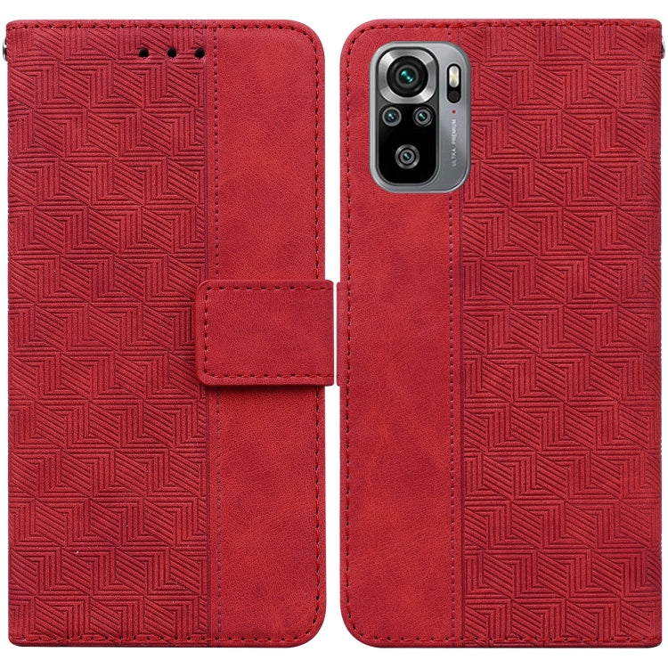 Geometric Embossed Leather Phone Case, For Xiaomi Redmi Note 9T / Note 9 5G, For Xiaomi Redmi Note 10 4G / Note 10S, For Xiaomi Redmi 8 / 8A, For Xiaomi Redmi 9 / 9 Prime / Poco M2, For Xiaomi Redmi 9A, For Xiaomi Redmi 9C, For Xiaomi Redmi 10 / 10 Pri...