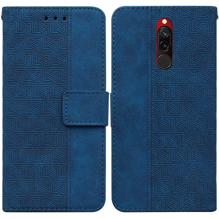 Geometric Embossed Leather Phone Case, For Xiaomi Redmi Note 9T / Note 9 5G, For Xiaomi Redmi Note 10 4G / Note 10S, For Xiaomi Redmi 8 / 8A, For Xiaomi Redmi 9 / 9 Prime / Poco M2, For Xiaomi Redmi 9A, For Xiaomi Redmi 9C, For Xiaomi Redmi 10 / 10 Pri...