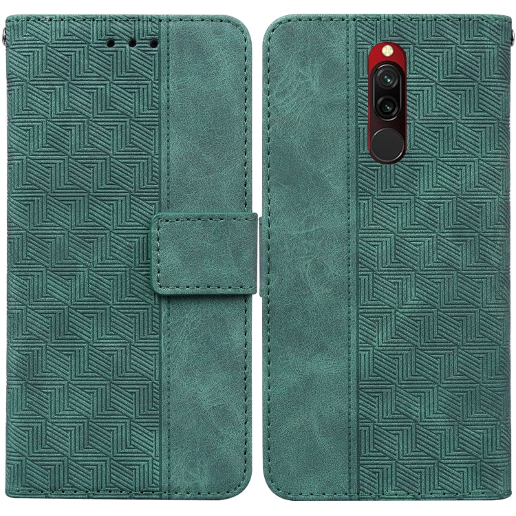 Geometric Embossed Leather Phone Case, For Xiaomi Redmi Note 9T / Note 9 5G, For Xiaomi Redmi Note 10 4G / Note 10S, For Xiaomi Redmi 8 / 8A, For Xiaomi Redmi 9 / 9 Prime / Poco M2, For Xiaomi Redmi 9A, For Xiaomi Redmi 9C, For Xiaomi Redmi 10 / 10 Pri...