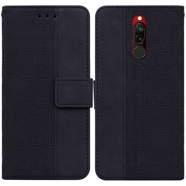 Geometric Embossed Leather Phone Case, For Xiaomi Redmi Note 9T / Note 9 5G, For Xiaomi Redmi Note 10 4G / Note 10S, For Xiaomi Redmi 8 / 8A, For Xiaomi Redmi 9 / 9 Prime / Poco M2, For Xiaomi Redmi 9A, For Xiaomi Redmi 9C, For Xiaomi Redmi 10 / 10 Pri...
