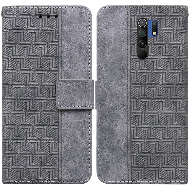 Geometric Embossed Leather Phone Case, For Xiaomi Redmi Note 9T / Note 9 5G, For Xiaomi Redmi Note 10 4G / Note 10S, For Xiaomi Redmi 8 / 8A, For Xiaomi Redmi 9 / 9 Prime / Poco M2, For Xiaomi Redmi 9A, For Xiaomi Redmi 9C, For Xiaomi Redmi 10 / 10 Pri...