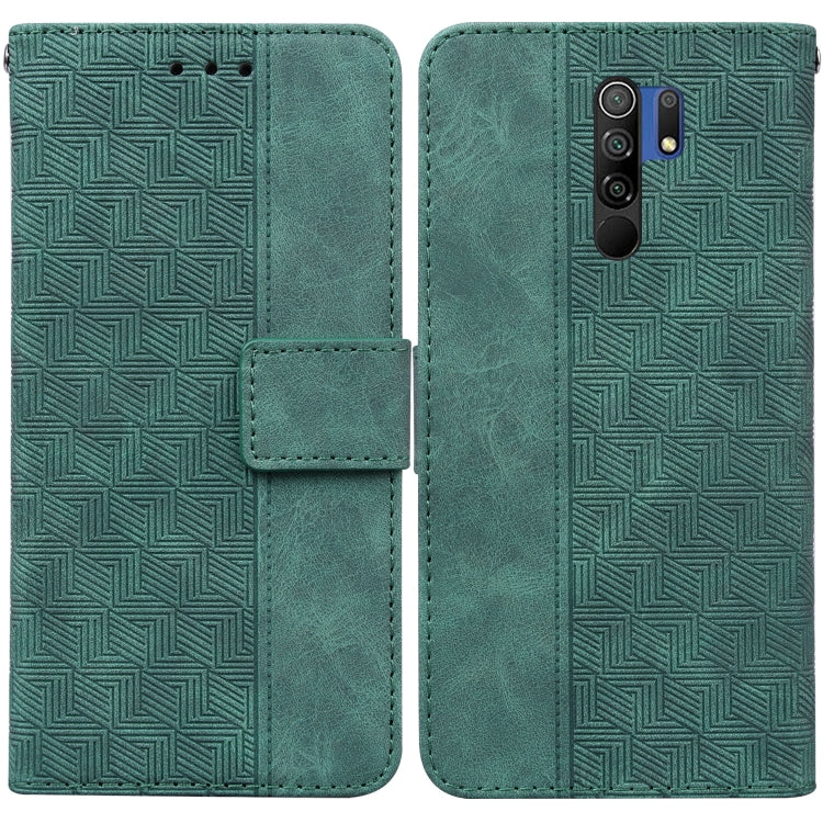 Geometric Embossed Leather Phone Case, For Xiaomi Redmi Note 9T / Note 9 5G, For Xiaomi Redmi Note 10 4G / Note 10S, For Xiaomi Redmi 8 / 8A, For Xiaomi Redmi 9 / 9 Prime / Poco M2, For Xiaomi Redmi 9A, For Xiaomi Redmi 9C, For Xiaomi Redmi 10 / 10 Pri...