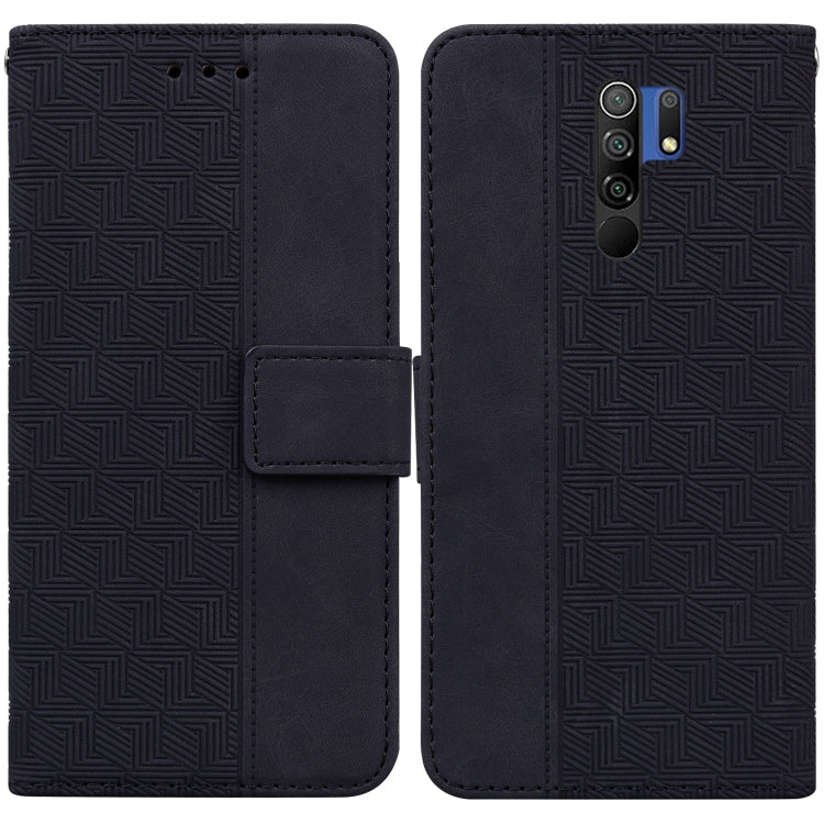 Geometric Embossed Leather Phone Case, For Xiaomi Redmi Note 9T / Note 9 5G, For Xiaomi Redmi Note 10 4G / Note 10S, For Xiaomi Redmi 8 / 8A, For Xiaomi Redmi 9 / 9 Prime / Poco M2, For Xiaomi Redmi 9A, For Xiaomi Redmi 9C, For Xiaomi Redmi 10 / 10 Pri...