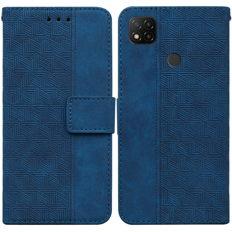Geometric Embossed Leather Phone Case, For Xiaomi Redmi Note 9T / Note 9 5G, For Xiaomi Redmi Note 10 4G / Note 10S, For Xiaomi Redmi 8 / 8A, For Xiaomi Redmi 9 / 9 Prime / Poco M2, For Xiaomi Redmi 9A, For Xiaomi Redmi 9C, For Xiaomi Redmi 10 / 10 Pri...