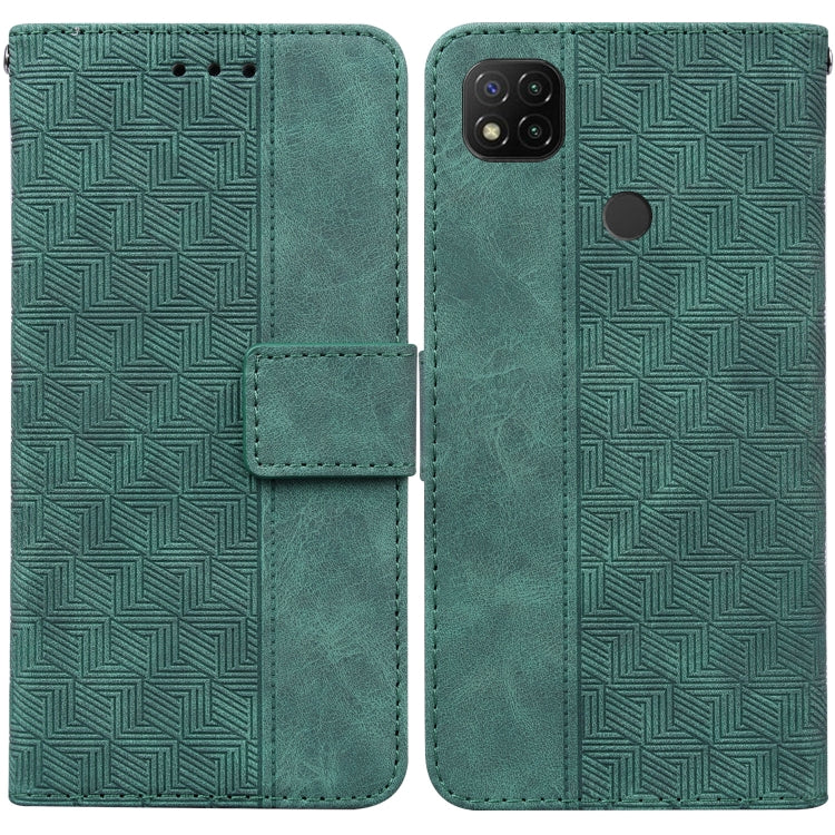 Geometric Embossed Leather Phone Case, For Xiaomi Redmi Note 9T / Note 9 5G, For Xiaomi Redmi Note 10 4G / Note 10S, For Xiaomi Redmi 8 / 8A, For Xiaomi Redmi 9 / 9 Prime / Poco M2, For Xiaomi Redmi 9A, For Xiaomi Redmi 9C, For Xiaomi Redmi 10 / 10 Pri...