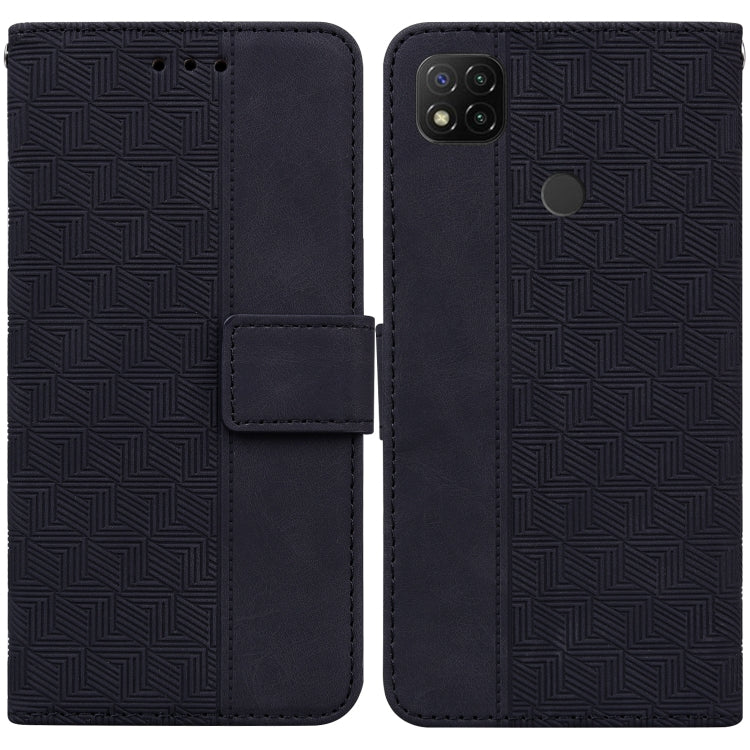 Geometric Embossed Leather Phone Case, For Xiaomi Redmi Note 9T / Note 9 5G, For Xiaomi Redmi Note 10 4G / Note 10S, For Xiaomi Redmi 8 / 8A, For Xiaomi Redmi 9 / 9 Prime / Poco M2, For Xiaomi Redmi 9A, For Xiaomi Redmi 9C, For Xiaomi Redmi 10 / 10 Pri...