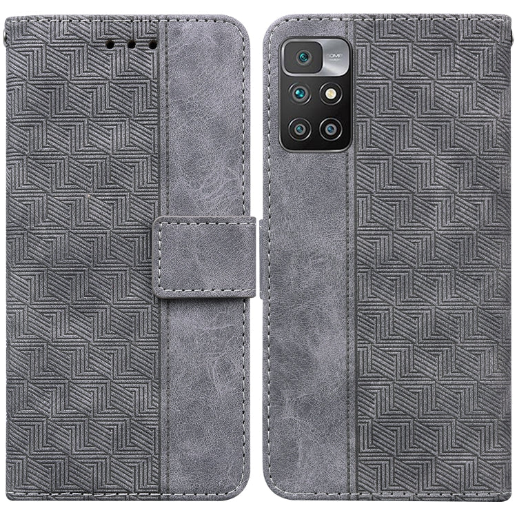 Geometric Embossed Leather Phone Case, For Xiaomi Redmi Note 9T / Note 9 5G, For Xiaomi Redmi Note 10 4G / Note 10S, For Xiaomi Redmi 8 / 8A, For Xiaomi Redmi 9 / 9 Prime / Poco M2, For Xiaomi Redmi 9A, For Xiaomi Redmi 9C, For Xiaomi Redmi 10 / 10 Pri...