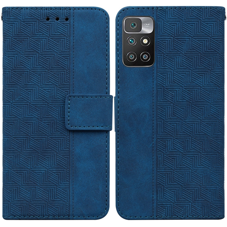 Geometric Embossed Leather Phone Case, For Xiaomi Redmi Note 9T / Note 9 5G, For Xiaomi Redmi Note 10 4G / Note 10S, For Xiaomi Redmi 8 / 8A, For Xiaomi Redmi 9 / 9 Prime / Poco M2, For Xiaomi Redmi 9A, For Xiaomi Redmi 9C, For Xiaomi Redmi 10 / 10 Pri...