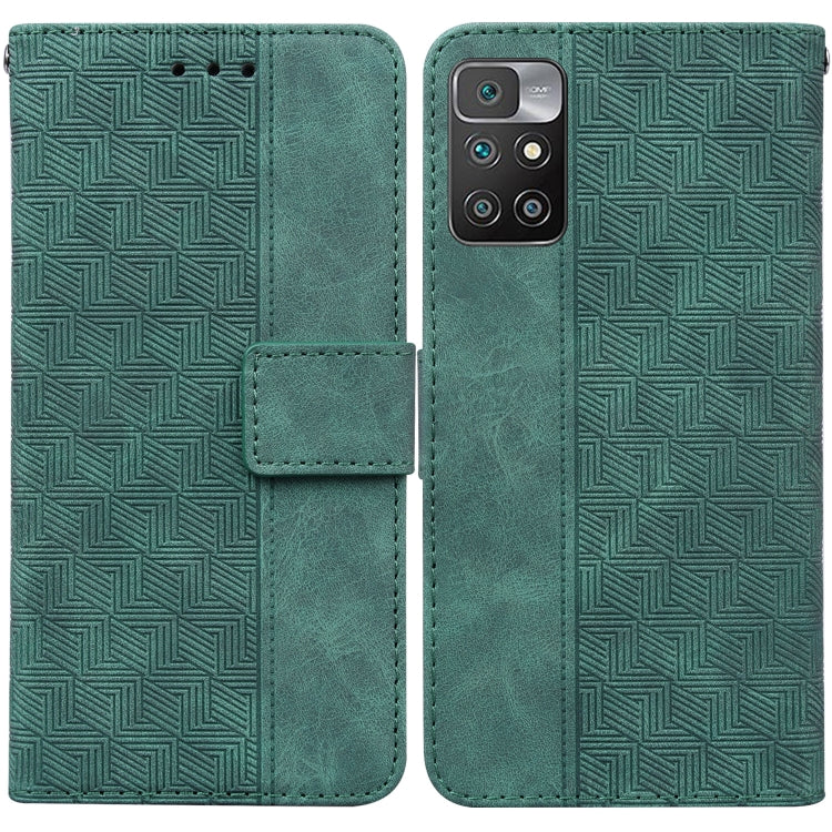Geometric Embossed Leather Phone Case, For Xiaomi Redmi Note 9T / Note 9 5G, For Xiaomi Redmi Note 10 4G / Note 10S, For Xiaomi Redmi 8 / 8A, For Xiaomi Redmi 9 / 9 Prime / Poco M2, For Xiaomi Redmi 9A, For Xiaomi Redmi 9C, For Xiaomi Redmi 10 / 10 Pri...