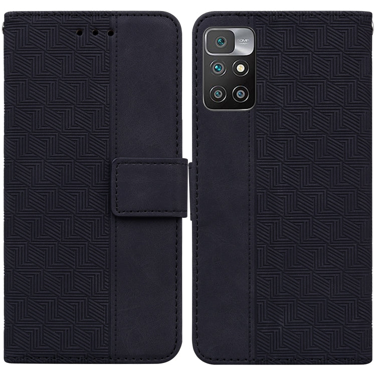 Geometric Embossed Leather Phone Case, For Xiaomi Redmi Note 9T / Note 9 5G, For Xiaomi Redmi Note 10 4G / Note 10S, For Xiaomi Redmi 8 / 8A, For Xiaomi Redmi 9 / 9 Prime / Poco M2, For Xiaomi Redmi 9A, For Xiaomi Redmi 9C, For Xiaomi Redmi 10 / 10 Pri...