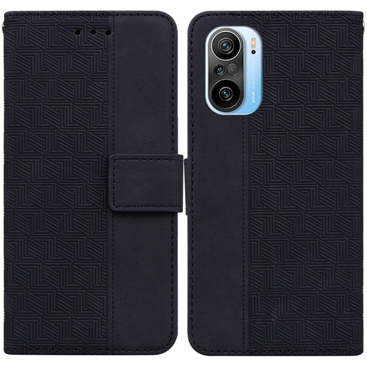 Geometric Embossed Leather Phone Case, For Xiaomi Redmi Note 9T / Note 9 5G, For Xiaomi Redmi Note 10 4G / Note 10S, For Xiaomi Redmi 8 / 8A, For Xiaomi Redmi 9 / 9 Prime / Poco M2, For Xiaomi Redmi 9A, For Xiaomi Redmi 9C, For Xiaomi Redmi 10 / 10 Pri...