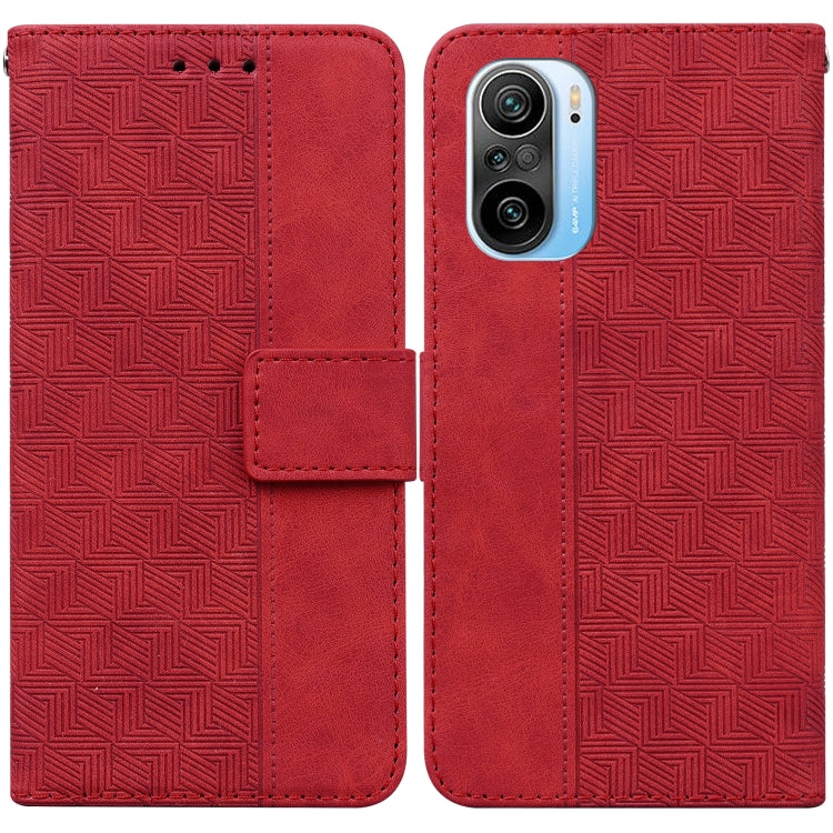 Geometric Embossed Leather Phone Case, For Xiaomi Redmi Note 9T / Note 9 5G, For Xiaomi Redmi Note 10 4G / Note 10S, For Xiaomi Redmi 8 / 8A, For Xiaomi Redmi 9 / 9 Prime / Poco M2, For Xiaomi Redmi 9A, For Xiaomi Redmi 9C, For Xiaomi Redmi 10 / 10 Pri...