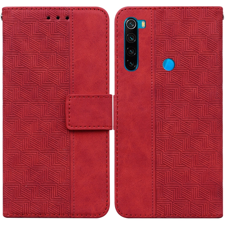 Geometric Embossed Leather Phone Case, For Xiaomi Redmi K50 / K50 Pro, For Xiaomi Redmi Note 7S / Note 7, For Xiaomi Redmi Note 8, For Xiaomi Redmi Note 8 Pro, For Xiaomi Redmi Note 8T, For Xiaomi Redmi Note 9 Pro / Note 9S                             ...