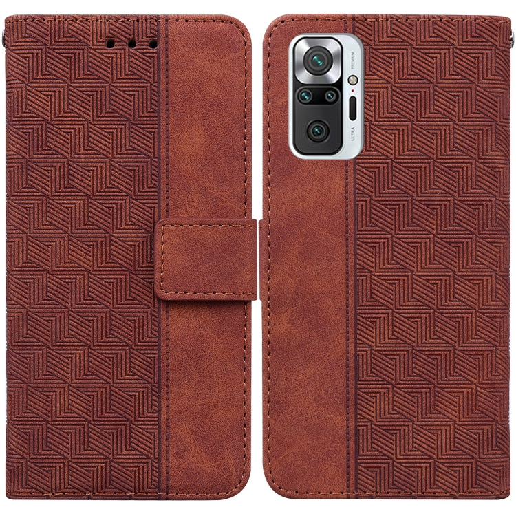 Geometric Embossed Leather Phone Case, For Xiaomi Redmi Note 10 Lite, For Xiaomi Redmi Note 11 Pro 5G / 4G Foreign Version, For Xiaomi Redmi Note 11 / Note 11S, For Xiaomi Redmi 10C, For Xiaomi Redmi K40S, For Xiaomi Mi 11, For Xiaomi Mi 11 Pro        ...
