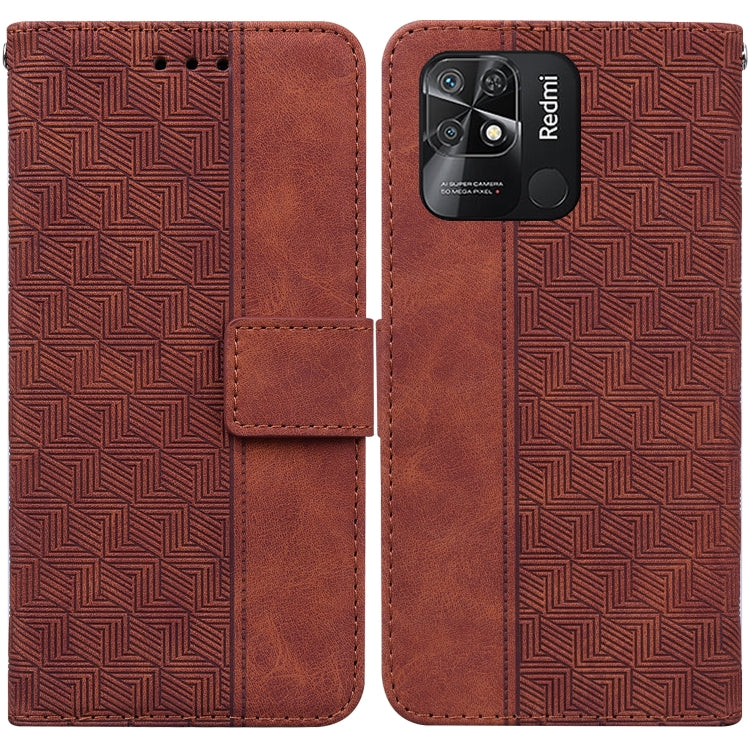 Geometric Embossed Leather Phone Case, For Xiaomi Redmi Note 10 Lite, For Xiaomi Redmi Note 11 Pro 5G / 4G Foreign Version, For Xiaomi Redmi Note 11 / Note 11S, For Xiaomi Redmi 10C, For Xiaomi Redmi K40S, For Xiaomi Mi 11, For Xiaomi Mi 11 Pro        ...