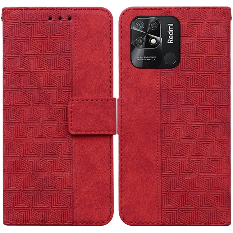 Geometric Embossed Leather Phone Case, For Xiaomi Redmi Note 10 Lite, For Xiaomi Redmi Note 11 Pro 5G / 4G Foreign Version, For Xiaomi Redmi Note 11 / Note 11S, For Xiaomi Redmi 10C, For Xiaomi Redmi K40S, For Xiaomi Mi 11, For Xiaomi Mi 11 Pro        ...