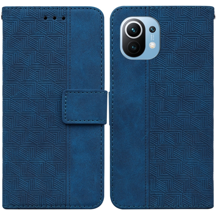 Geometric Embossed Leather Phone Case, For Xiaomi Redmi Note 10 Lite, For Xiaomi Redmi Note 11 Pro 5G / 4G Foreign Version, For Xiaomi Redmi Note 11 / Note 11S, For Xiaomi Redmi 10C, For Xiaomi Redmi K40S, For Xiaomi Mi 11, For Xiaomi Mi 11 Pro        ...