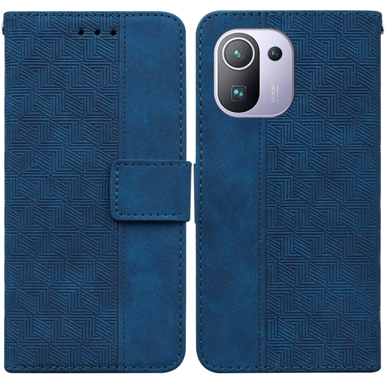 Geometric Embossed Leather Phone Case, For Xiaomi Redmi Note 10 Lite, For Xiaomi Redmi Note 11 Pro 5G / 4G Foreign Version, For Xiaomi Redmi Note 11 / Note 11S, For Xiaomi Redmi 10C, For Xiaomi Redmi K40S, For Xiaomi Mi 11, For Xiaomi Mi 11 Pro        ...