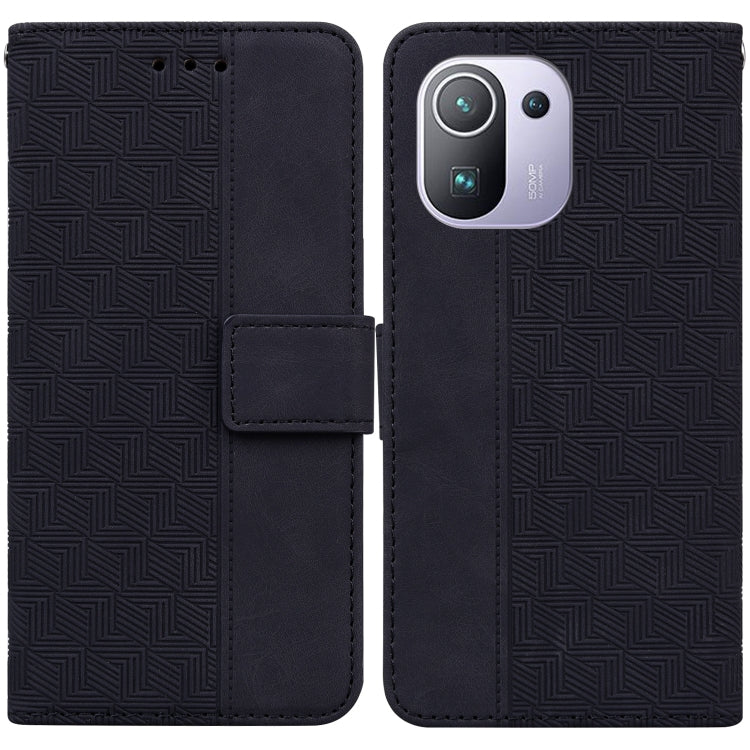 Geometric Embossed Leather Phone Case, For Xiaomi Redmi Note 10 Lite, For Xiaomi Redmi Note 11 Pro 5G / 4G Foreign Version, For Xiaomi Redmi Note 11 / Note 11S, For Xiaomi Redmi 10C, For Xiaomi Redmi K40S, For Xiaomi Mi 11, For Xiaomi Mi 11 Pro        ...