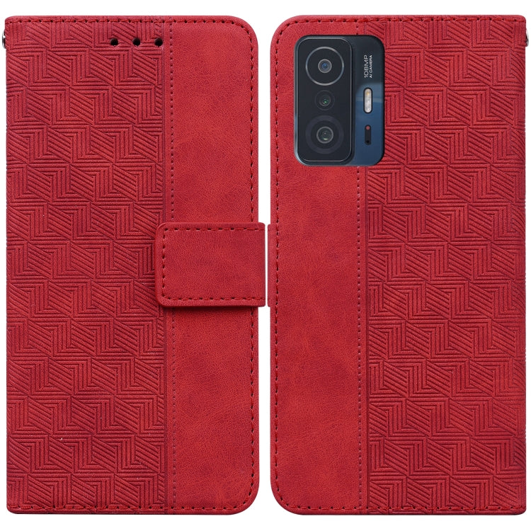 Geometric Embossed Leather Phone Case, For Xiaomi Redmi Note 10 Lite, For Xiaomi Redmi Note 11 Pro 5G / 4G Foreign Version, For Xiaomi Redmi Note 11 / Note 11S, For Xiaomi Redmi 10C, For Xiaomi Redmi K40S, For Xiaomi Mi 11, For Xiaomi Mi 11 Pro        ...