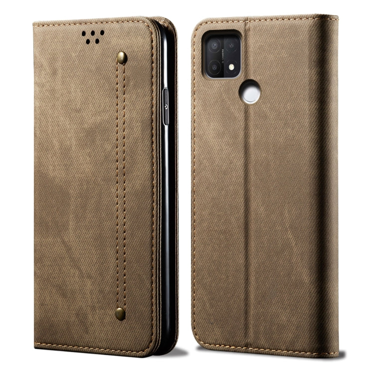 Denim Texture Casual Style Leather Phone Case, For OPPO A35 / A15 / A15S, For OPPO Realme C35, For OPPO Realme Q3T / K9S / Realme Q3s, For OPPO Realme 9 Pro, For OPPO Realme 9 Pro+